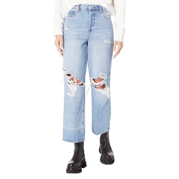 NWT BLANKNYC The Baxter Ribcage Straight Leg Button Fly Jeans in Personal Best - Picture 8 of 16